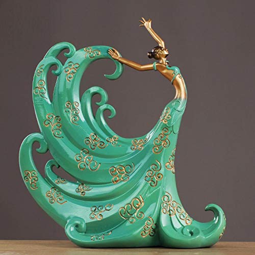 Décoration de mariage statue de danseuse en résine cadeau mariés