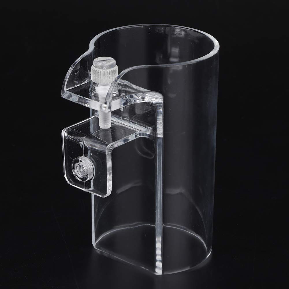 Transparent Acrylic Aquarium Fish Tank Station Floating Food Feeding Accessories