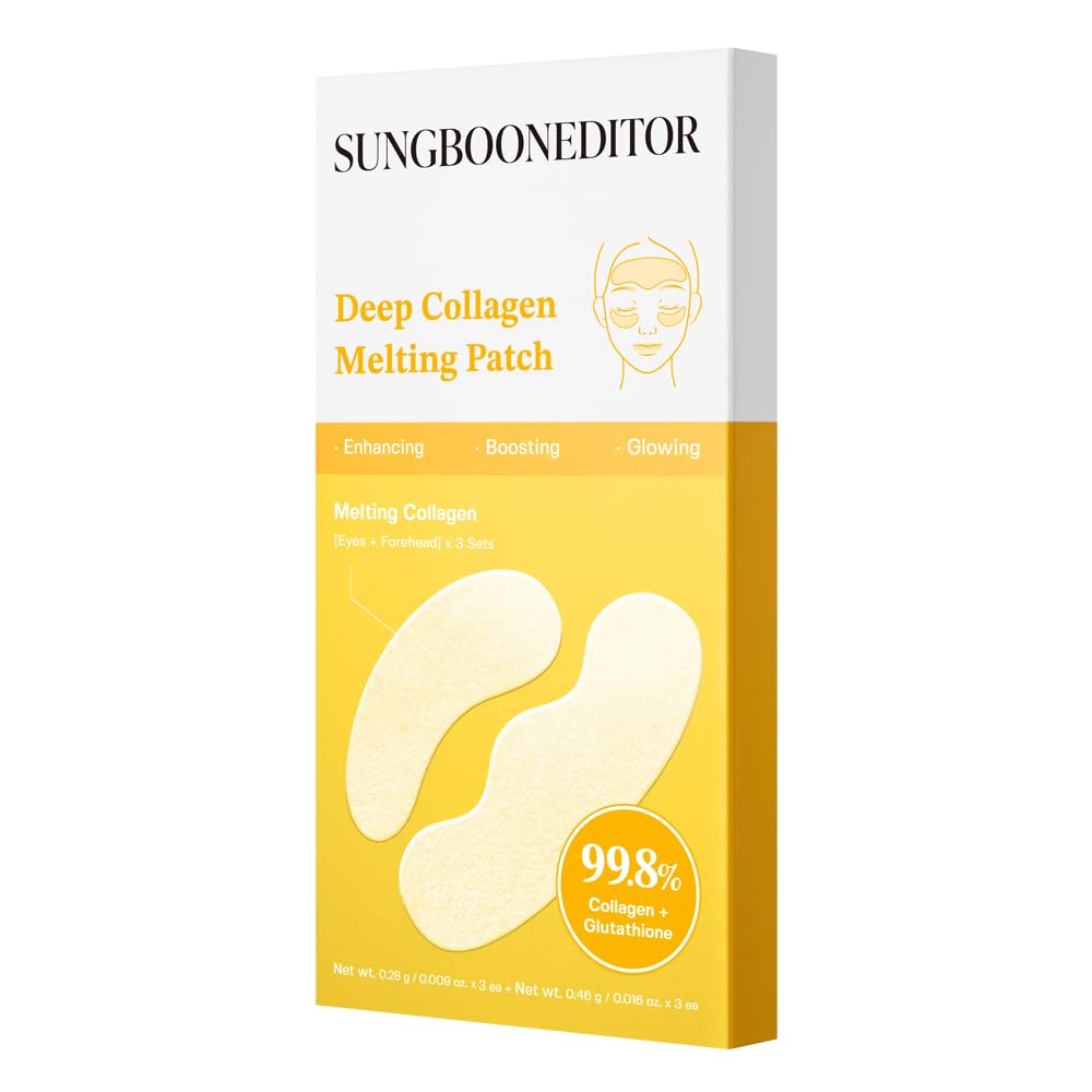 melting glutathione patch Amazon.com: SUNGBOON EDITOR Deep Collagen Melting Eye Patch with Glutathione,  Hydrating Under Eye Treatment for Fine Lines & Firm-Looking Skin, Korean  Skincare, 1.13 oz : Beauty & Personal Care