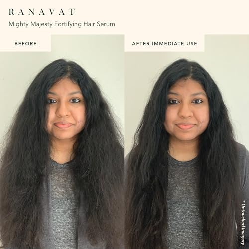 RANAVAT-Mighty-Majesty-Fortifying-Hair-Serum-Hair-Oil-Serum-for-Scalp-Hydration-Frizz-Control-Hair-Shine-With-Jasmine-and-Amla-Extract-17-oz
