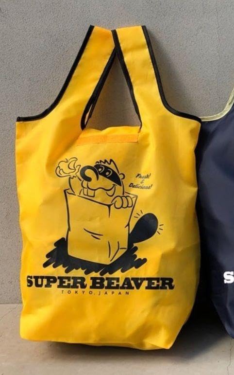 Amazon.co.jp: SUPER BEAVER エコバッグ イエロー : Toys & Games