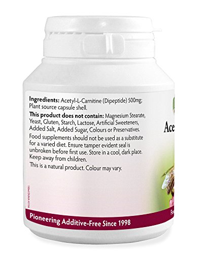 Clean Acetyl L Carnitine (ALCAR) 500mg x 90 Capsules (Additive & Filler Free Supplement) Made in Wales - Image 3