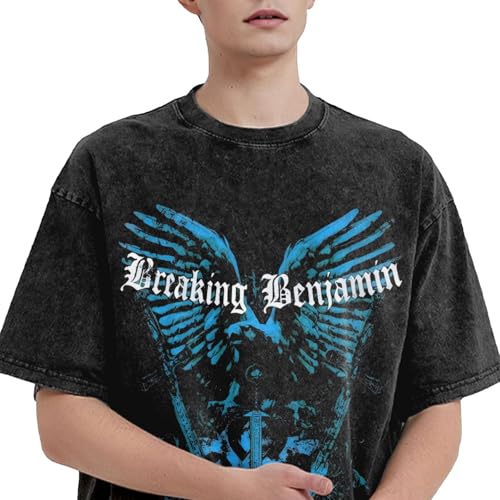 Breaking Music Benjamin 2025 Music Tourt-Shirt Unisexr Loose Retro Cotton Retro Tops Black3