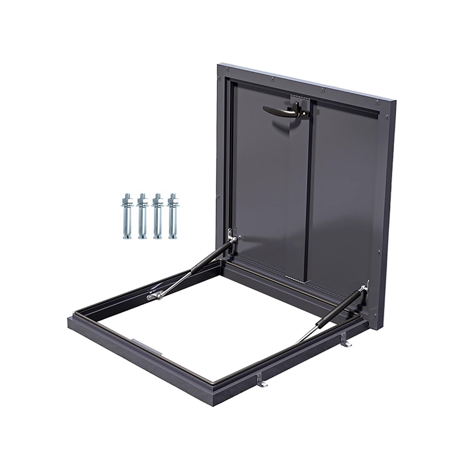 Escotilla de acceso para techo de acero galvanizado con protecci&oacute;n anticorrosiva para hoteles