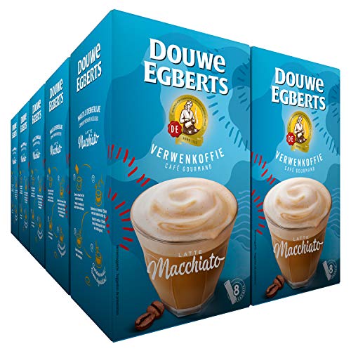 Douwe Egberts Oploskoffie Latte Macchiato (80 Zakjes, Instant Koffie), 10 x 8 Zakjes - Afbeelding 4