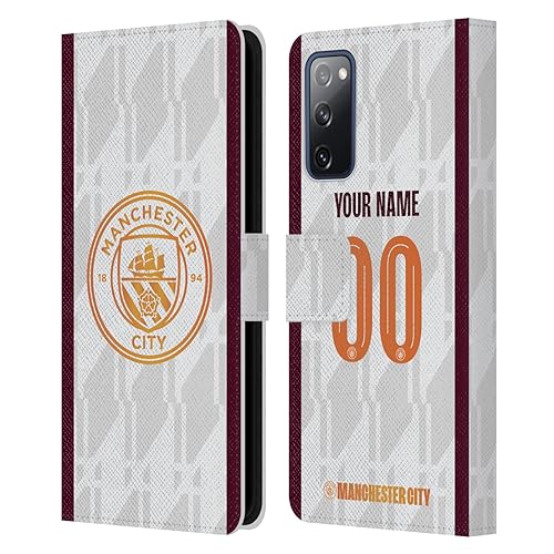 Coque Samsung S20 FE Man City personnalisée protège écran cuir portefeuille antichoc