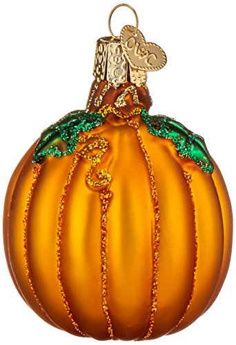 Old World Christmas Thanksgiving Pumpkin Glass Blown Ornament for Christmas Tree,...