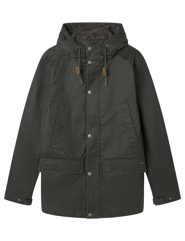 SPRINGFIELD Waxed Parka With Hoody Hombre