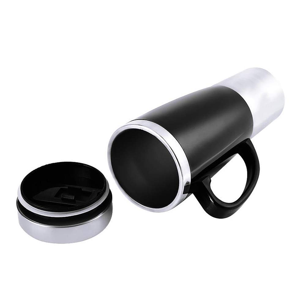 Bollitore Elettrico Da Viaggio 12V Per Auto, Portatile 500ml, Acciaio Inox 316, 4 Temperature, Display Touch, Crema