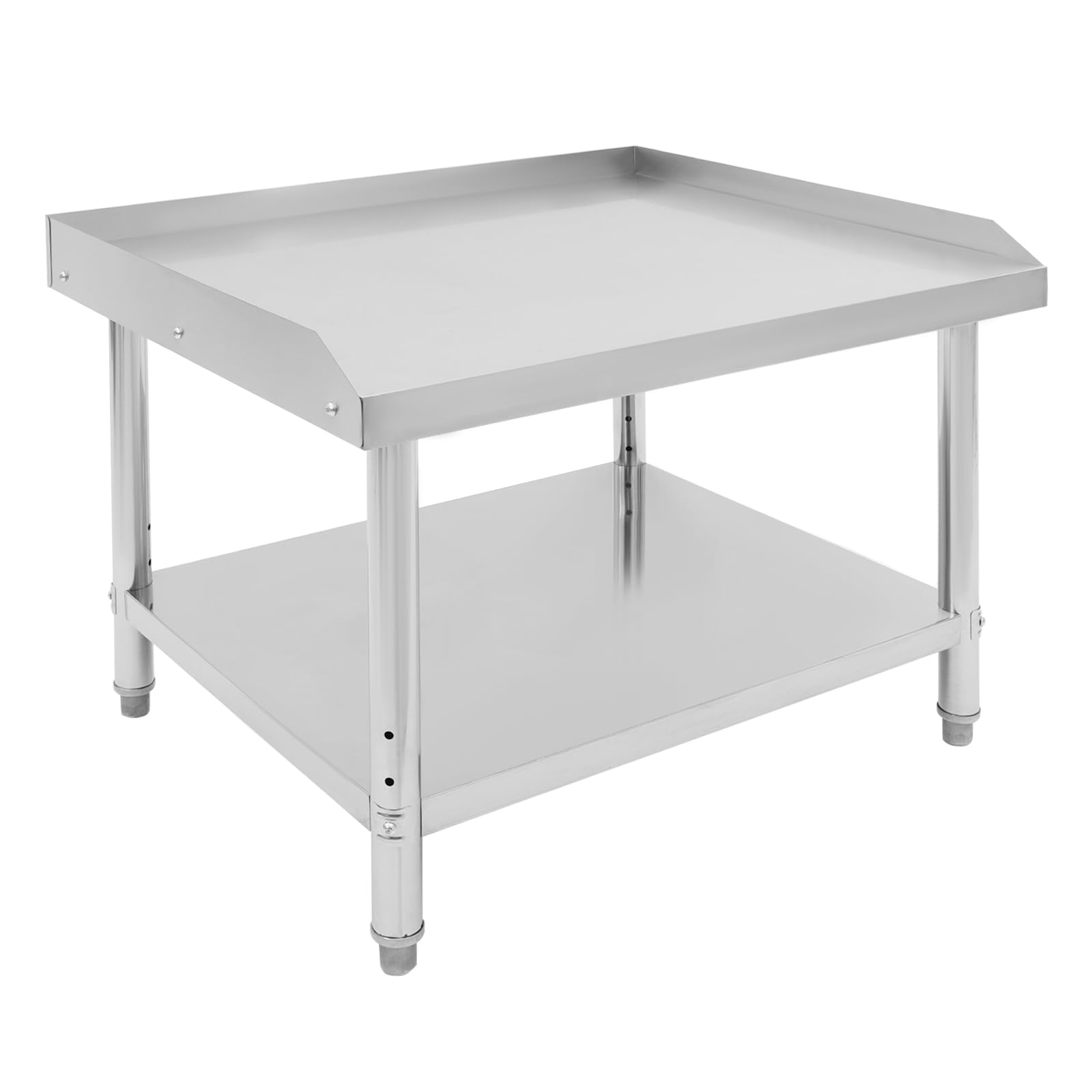 sertheha Stainless Steel Prep Table, 36 x 30 x 26.6Inch, Metal Work Table with Backsplash Commercial Workstation Prep Table for Kitchen Restaurant, Hotel, Garage, Laundry