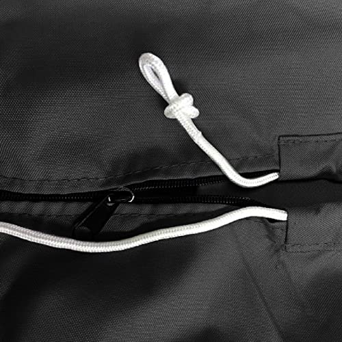 Savvycraft Heavy Duty Outboard Motor Cover, Waterproof 600D Polyester Full Size Boat Engine Cover For Motor Up To 8-15 Hp Black Color #TOP4