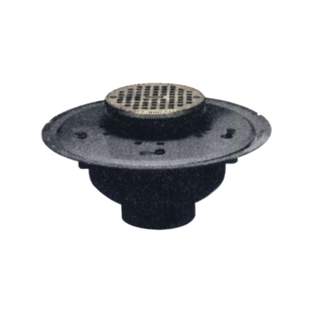 Drain PVC Oatey 72064 évacuation sol commercial avec grille réglable 5 pouces