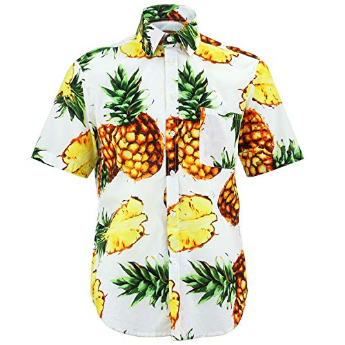 Chemise Ananas Loud Originals pour homme à manches courtes