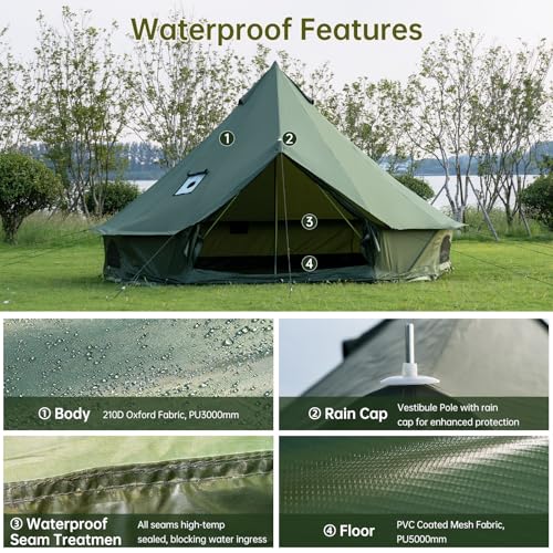 Bell Tent with Stove Jack