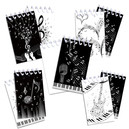 Cahier à spirale note de musique pack de 24 pour cours de solfège - 3