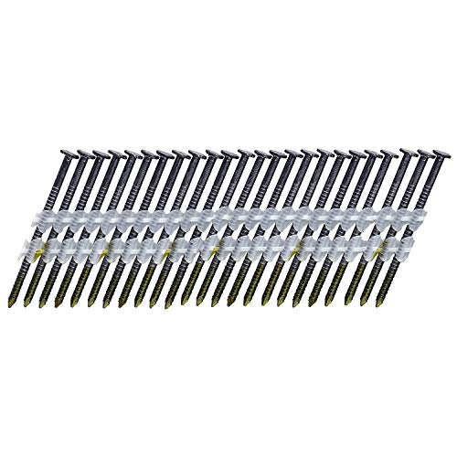 Freeman FR.113-238BRS 21 Degree .113 Inch X 2-3/8 Inch Plastic Collated Brite Finish Ring Shank Full Round Head Framing Nails thumb #1