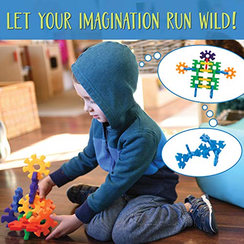 image for ECR4Kids 3D Building Block STEAM Manipulatives Building Block Set, Int