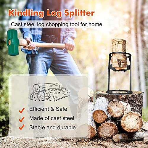 CRGL Firewood Kindling Splitter, Heavy Duty Wood