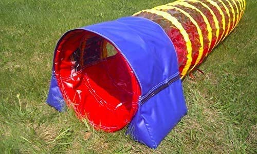 animo concept Agility Perro Agility Obstacle - Bolsa de lastre con Cremallera con Velcro Rojo