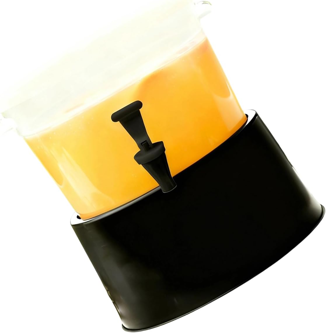 Portable Refrigerator Drink Dispenser with Tap Leak Iced Beverage Container for Cocktails Juices Storage High Capacity Transparent Water Bucket