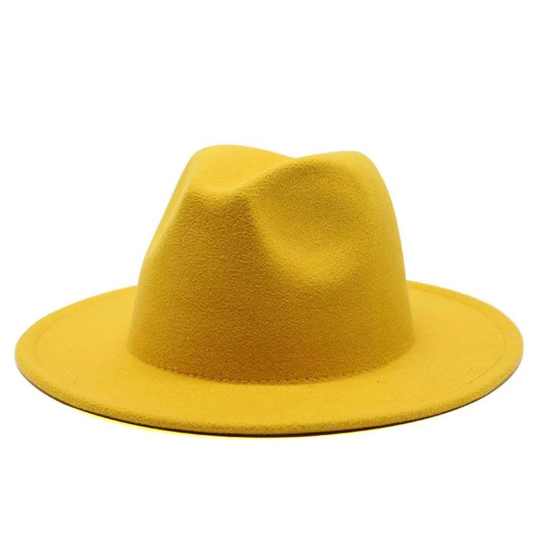 Big Brim Cappelli Per Le Donne Vintage Chiesa Cappelli Flat Brim Jazz Cap Inverno Delle Donne Cappello Feltro