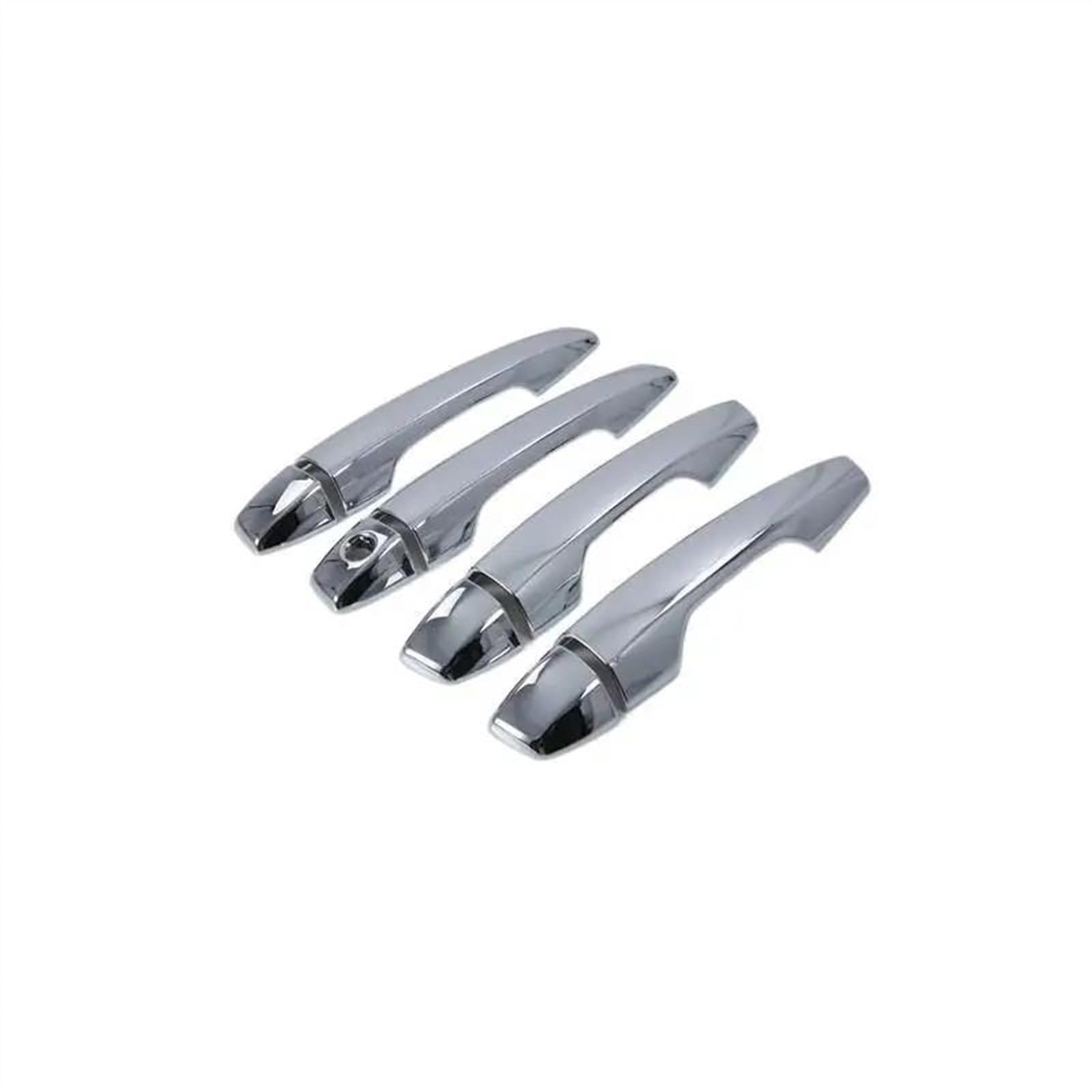 Noheeu J Abs Carbon Fiber Car External Side Door Handle Bowl Catch Cover Protection Trim For Mitsubishi For Outlander 2023(J)