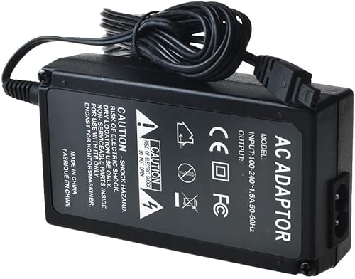 J-ZMQER Adaptador de CA CC compatible con CA-560 Canon OPTURA ZR10 ZR20 ZR25MC ZR30MC ZR40 ZR45MC ZR50MC PI 100MC 200MC PRO1 PRO1 PRO-90 es G1 G2 G3