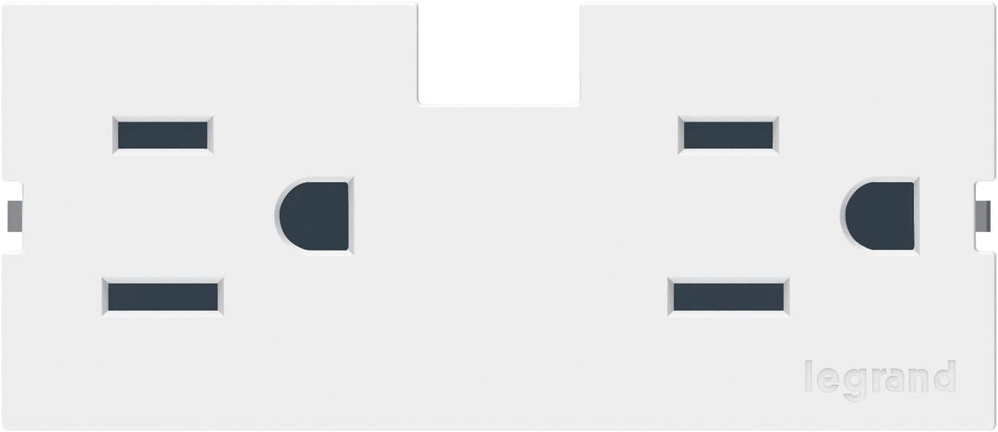 Legrand Adorne APTR15W4 Adorne Outlet Module White