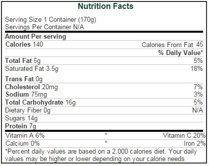 Redwood Hill Farm Vanilla Goat Milk Yogurt, 6 Ounce