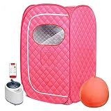 2L SPA stoomsauna-machine, draagbare opvouwbare spa home sauna stoomsauna met afstandsbediening, temperatuur 1-9 niveau, vermindert stress en vermoeidheid