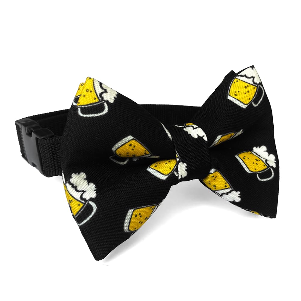 That Dog In Tuxedo I Love Beer Dog Bow Tie with Adjustable Dog Collar (Black, S) (B07SFZZ7YM) Amazon Price History, Amazon Price Tracker