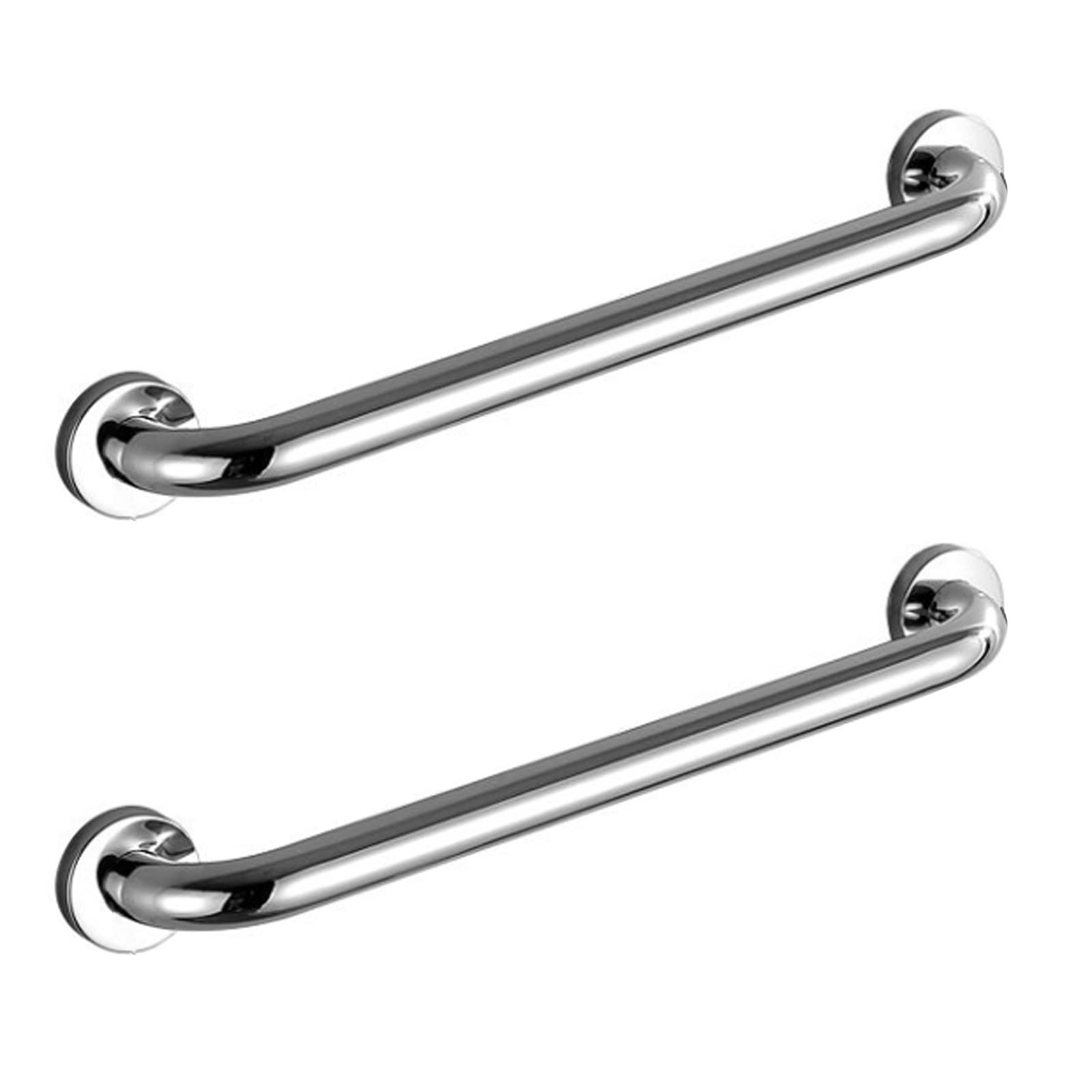 2 Pack 16 Inch Grab Bars for Shower, Brushed Nickel Shower Grab Bars, Safety Shower Handles for Elderly, Disabled, Injury(50cm)