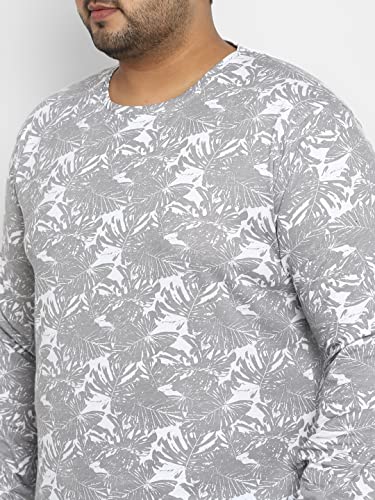 Image of Urbano Plus Men's Printed Full Sleeve Regular Fit Cotton T-Shirt