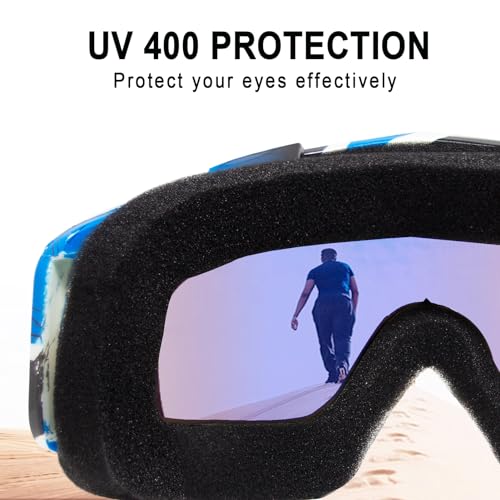 Image of Dirt Bike Goggles Motorcycle ATV Glass Riding Four Wheeler Offroad Mx Racing Helmet Goggles