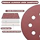 ZEHIQ Schleifpapier 125mm Klett 180 Körnung, 50 Stück 8 Loch Rund Schleifpapier, 8 Loch Schleifscheiben, Aluminiumoxid Schleifpapier, Rund Schleifpads für Exzenterschleifer