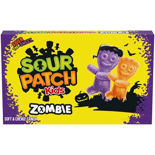 SOUR PATCH KIDS Zombie Soft & Chewy Gummy Halloween Candy, 3.5 oz - image 1