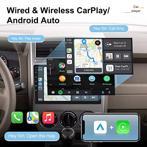 [2G+32G] Car Radio For Jeep Compass Patriot 2007 2008 2009, For Jeep Compass 2007-2009 Can Be Used With 10.1-Inch Stereo #TOP3