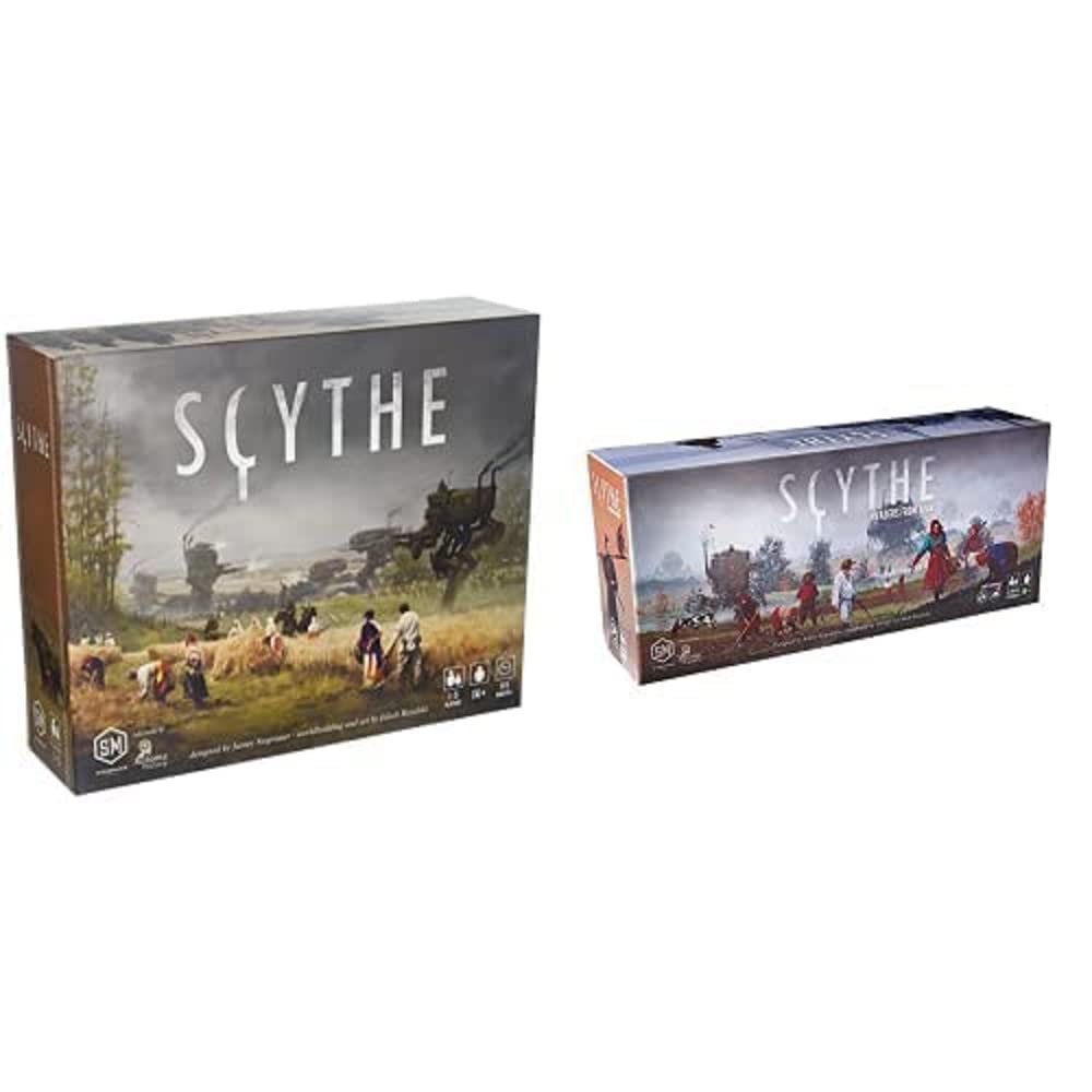 Stonemaier Games Scythe – Spielbrett-Erweiterung Für 1–7 Spieler – Ab 14 Jahren – 90–115 Min. Stonemaier Games Scythe – Spielbrett-Erweiterung Für 1–7 Spieler – Ab 14 Jahren – 90–115 Min.