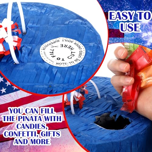 Pinata petard americaine grand format pour animer fete anniversaire - 4