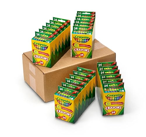 Crayola Crayons Bulk (24 Packs), Coloring Book Supplies...