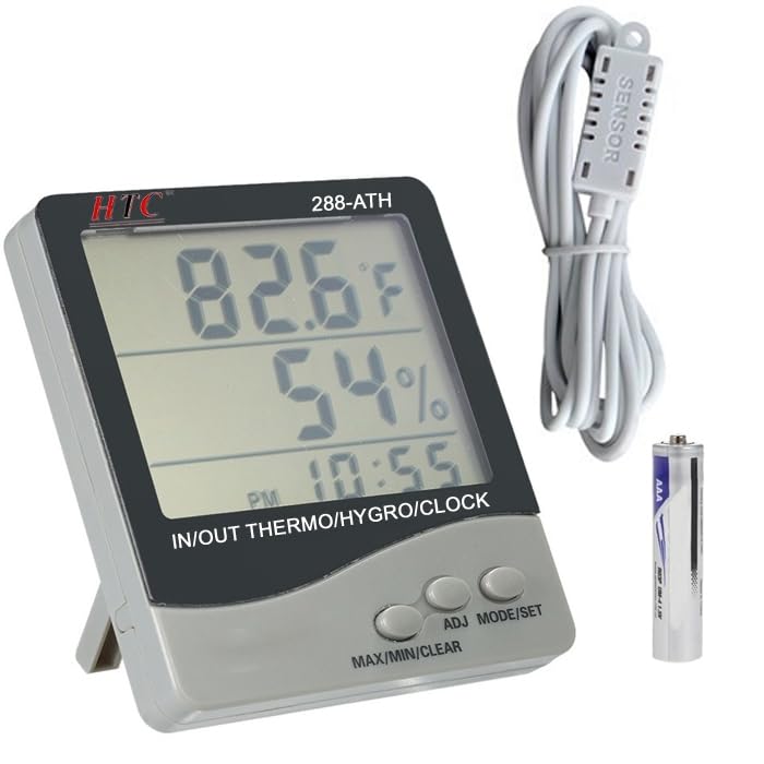 See full amazon price history chart for Thermohygrometer 288ATH HTC by 99 IN Thermohygrometer 288ATH HTC by 99 IN (B0CC2GPB7Q) Amazon Price History, Amazon Price Tracker