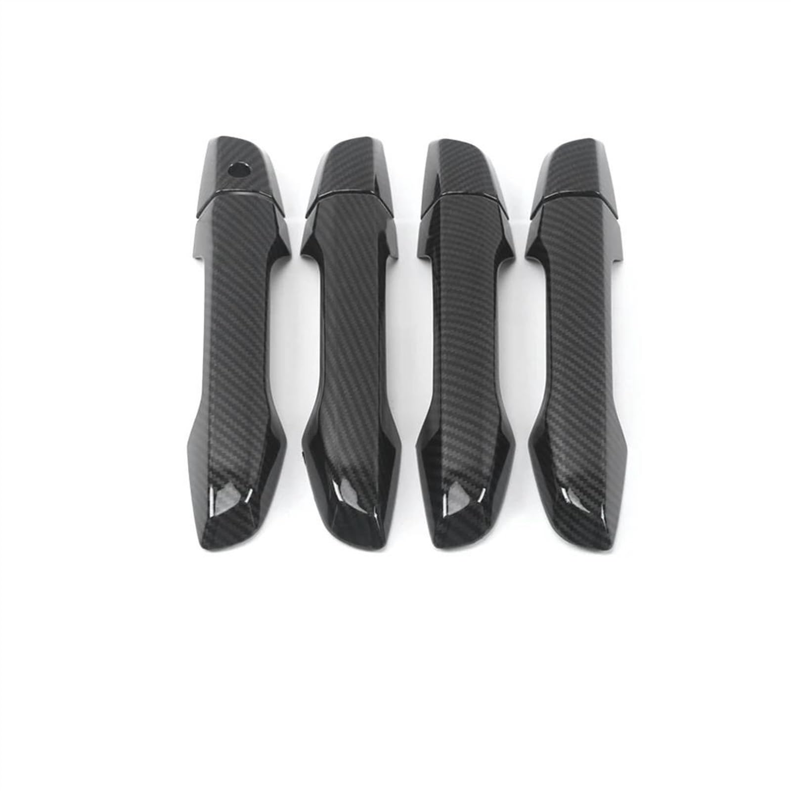 Noheeu B Car Accessories Abs Carbon Gate Door Handle Trim Frame Sticker Cover Exterior Decoration Moulding For Cr-V 5Th 17-20(B)