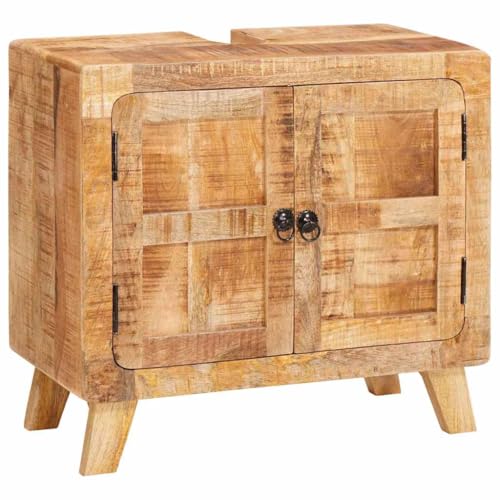 Generico Mueble de baño de madera maciza de mango y madera de ingeniería,Componentes de mobiliario de baño,4104563