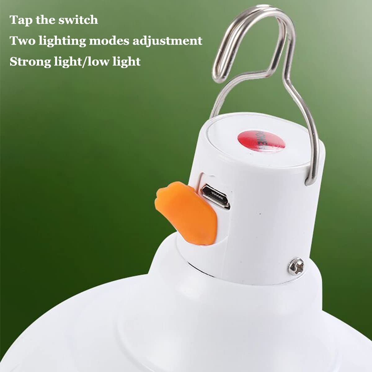 Lampadine LED Ricaricabili Di Emergenza - 2 Pezzi, 80W, Per Casa, Campeggio, Emergenze