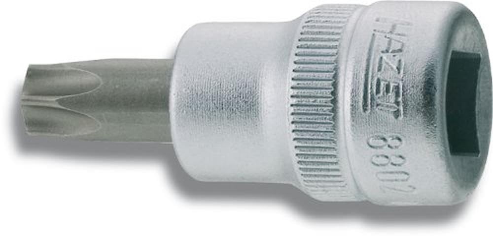 Hazet Cvd-Tin Coated 8802-T50 Screwdriver Socket Set Torx Profile