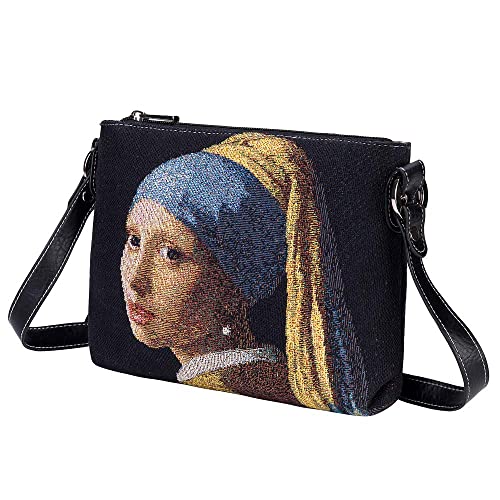 Image of Signare Tapestry Crossbody Bag Sling Shoulder Purse for Women