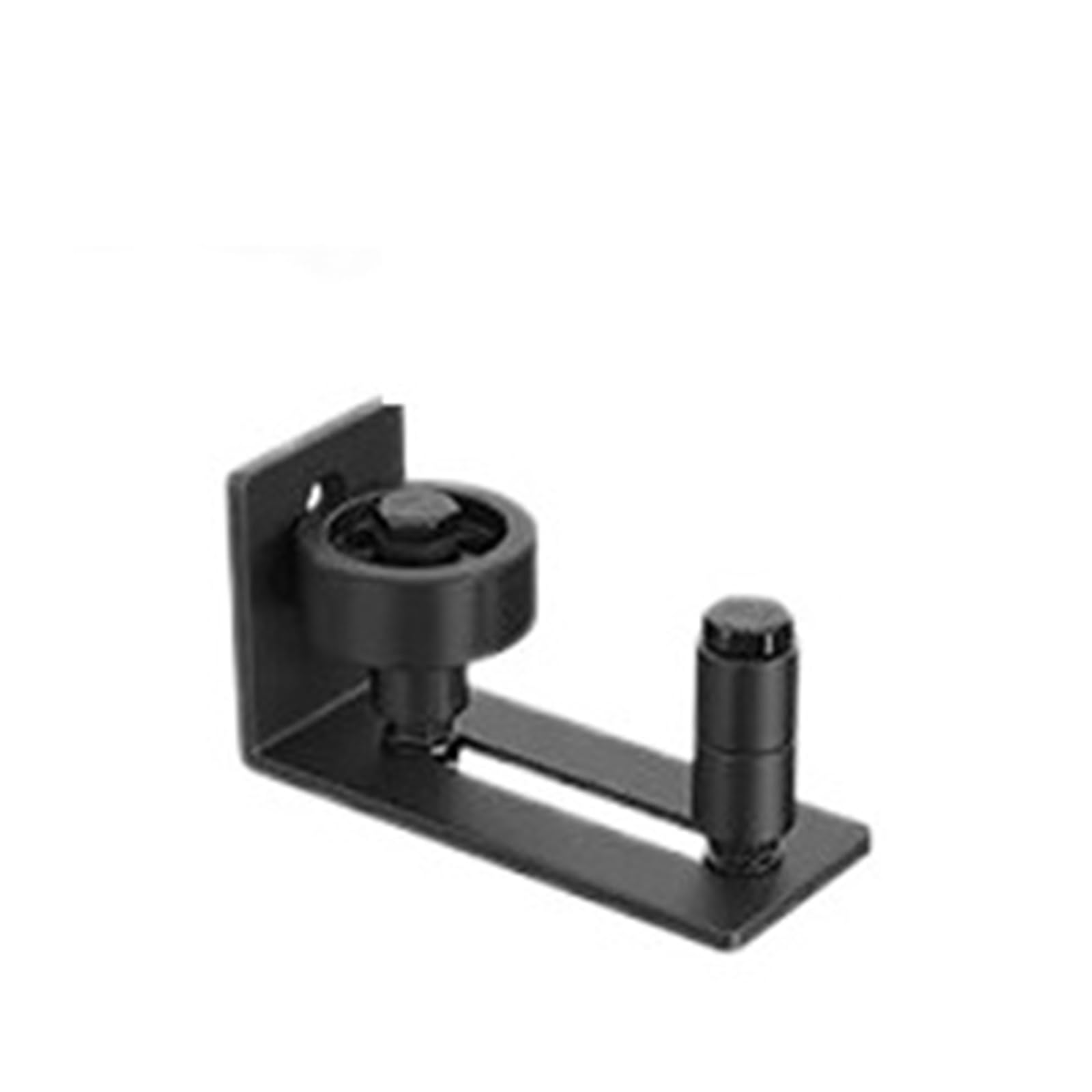 HQYCL Black Barn Door Floor Guide Sliding Door Slides Setup Options for Barn Door Adjustable Floor Guide Roller