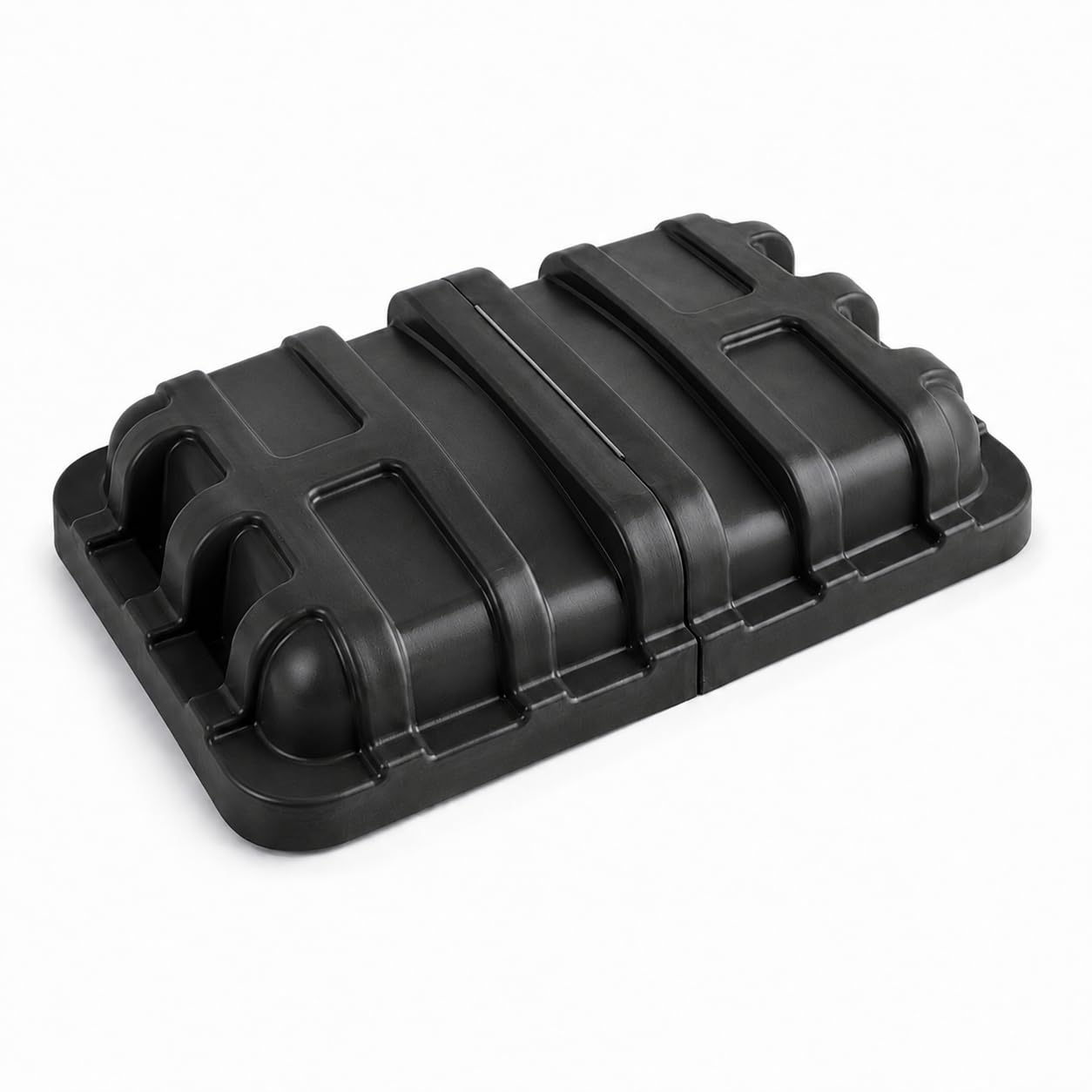 Black Lid for 16 Cubic Foot Cube Truck by Glownary – 70.0 liters, Polyethylene, Gray, Model 475ctld16bk