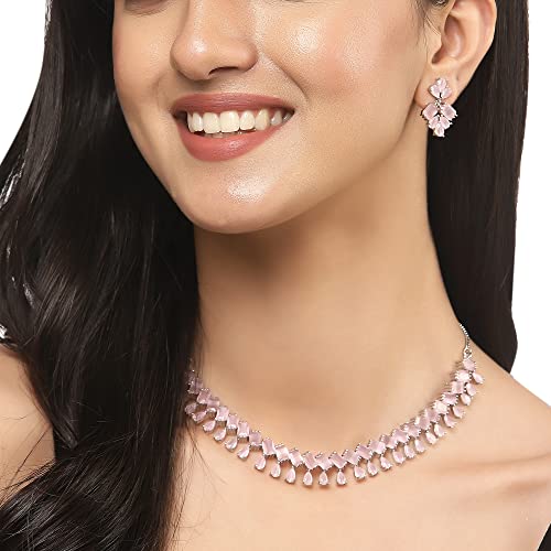 American Diamond Studded Necklace Set