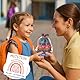 JOYEASE Mutstein für Kinder Einschulung, Geschenke zur Einschulung Mädchen, Schulkind Mutstein 2025 Schultüte Füllung, Mutmacher Glücksbringer Schulanfang mit Grußkarte Stoffbeutel